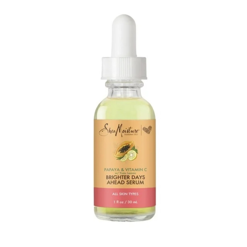 Shea Moisture Brighter Days Ahead Serum All Skin Types Papaya & Vitamin C 1oz
